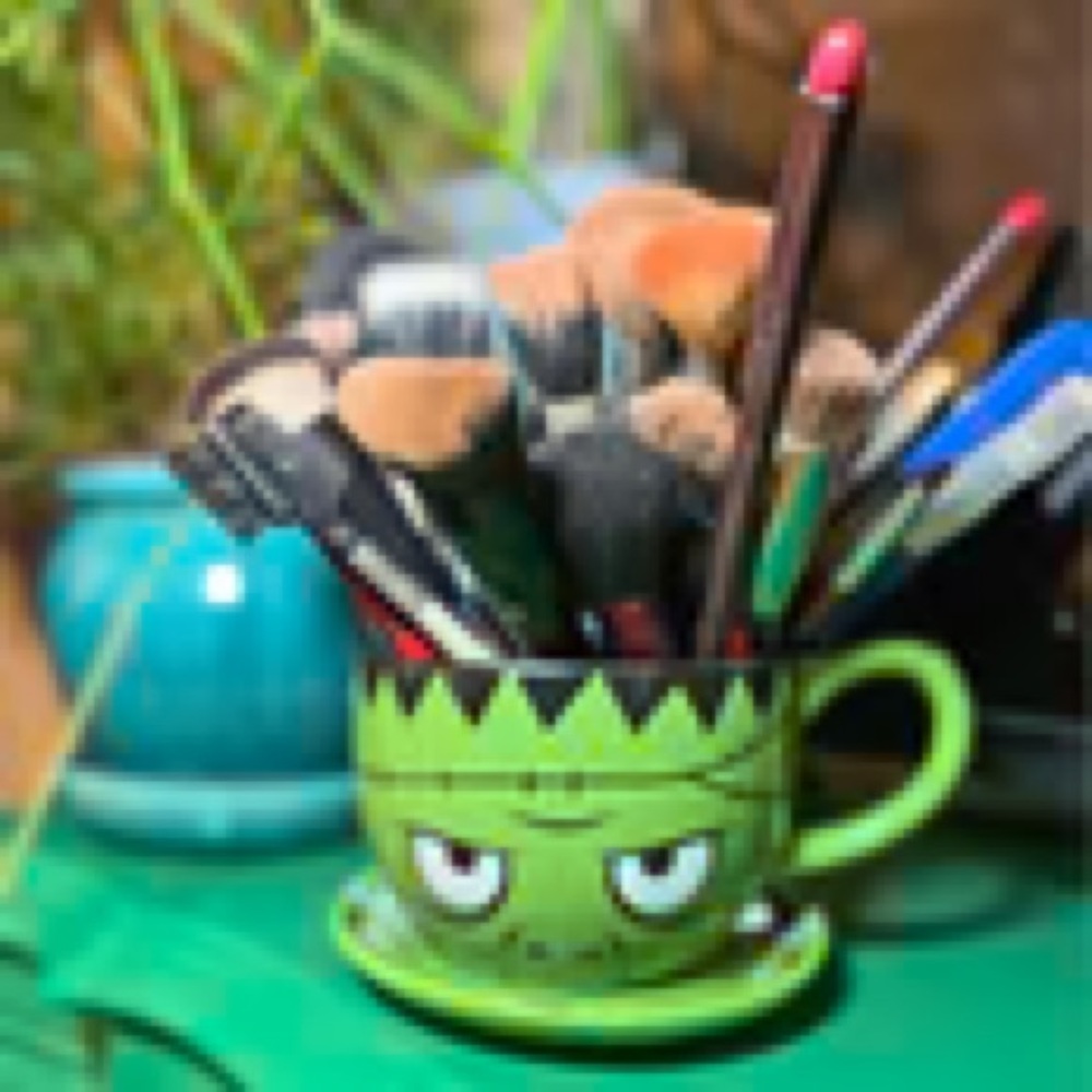 Frankenstein NEW SOUP COFFEE mug saucer SET pychobilly monster tea cup - Picture 2 of 8